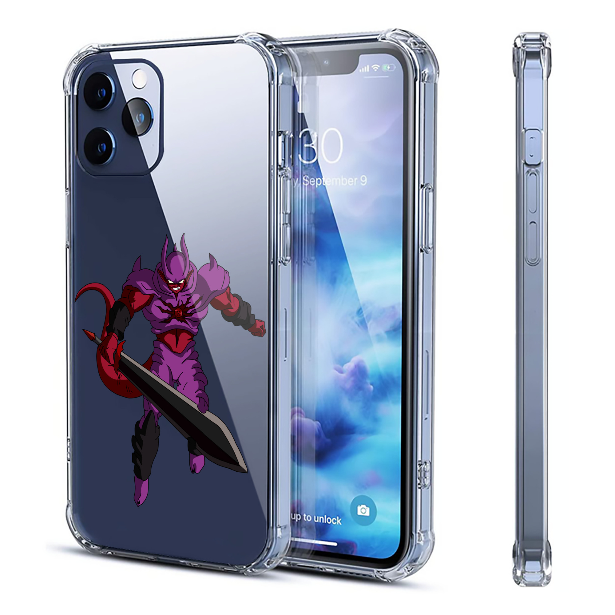 （画像用） ドラゴンボール ジャネンバ DRAGON BALL Janemba 【iPhone 12シリーズ対応】透明スマホケース（クリアソフトケース）